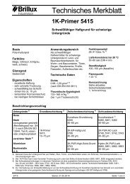 Technisches Merkblatt - Brillux Industrielack