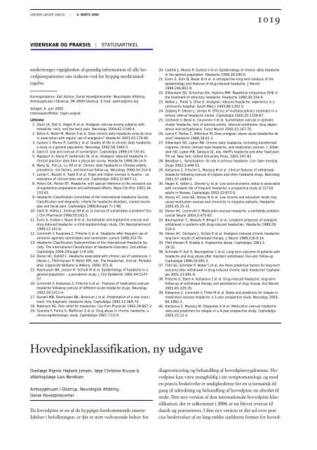 pdf-udgave - Ugeskrift for LÃ¦ger