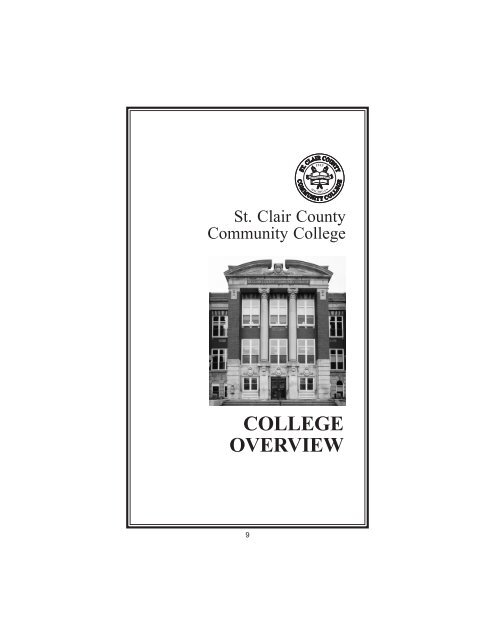 2012-2013 Catalog - St. Clair County Community College