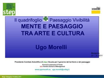 Mente e paesaggio tra arte e cultura / "Iconemi - Ugo Morelli