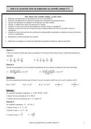 Fiche de révisions n°1 aide correction