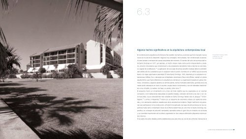 La Arquitectura contemporanea Dominicana 1978 - 2008