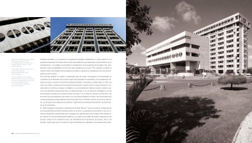 La Arquitectura contemporanea Dominicana 1978 - 2008