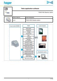 Tebis application software - Hager