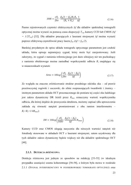 rozprawa doktorska - Wydział Fizyki, Astronomii i Informatyki ...