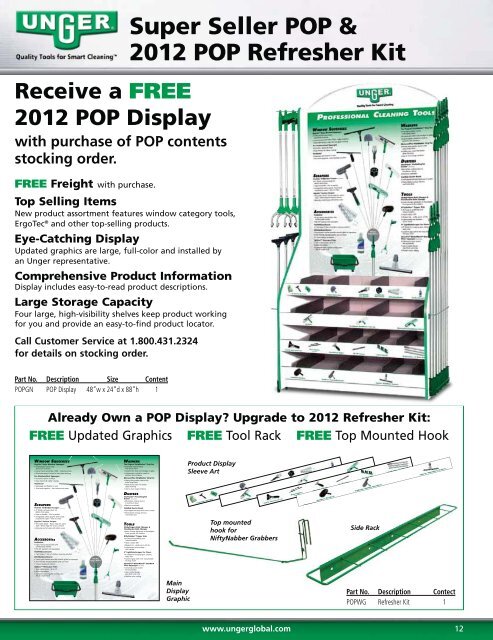 2012 Unger Product Catalog