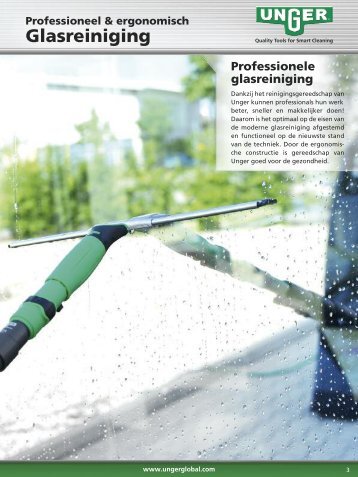 Glasreiniging Wisser & Rubber - Unger