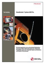 GeodimeterÃ‚Â® System 600 Pro Surveying