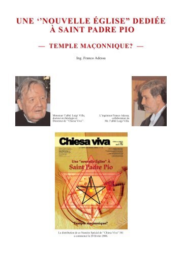 Temple satanique Ã  Padre Pio.qxd - Virgo-Maria.org