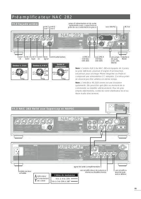 manuel d'utilisation preamplificateurs amplificateurs ... - Naim Audio