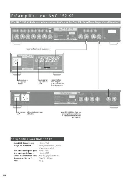 manuel d'utilisation preamplificateurs amplificateurs ... - Naim Audio