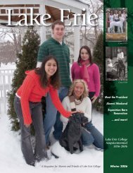 Winter 2006 - Lake Erie College
