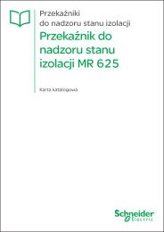 PrzekaÅºnik do nadzoru stanu izolacji MR 625 - Schneider Electric ...