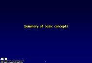 Summary of basic concepts - Communication Systems Group