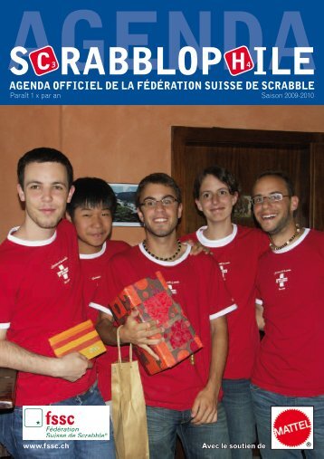 s c rAbbloP H ilE - FÃ©dÃ©ration Suisse de Scrabble