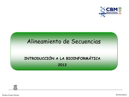 Alineamiento de secuencias biolÃ³gicas (pdf).