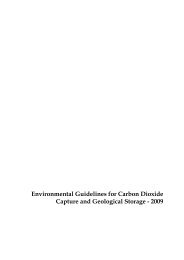 Environmental Guidelines for Carbon Dioxide Capture and ...