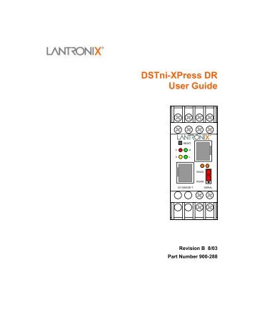 DSTni-XPress DR User Guide