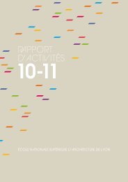 Rapport d'activités 2010-2011 - École Nationale Supérieure d ...