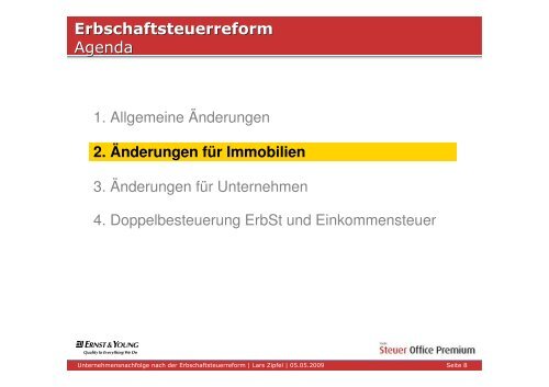 Unternehmensnachfolge nach der Erbschaftsteuerreform