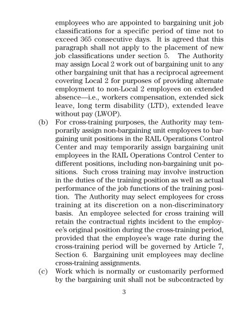 Union Contract Local 2, OPEIU - WMATA.com