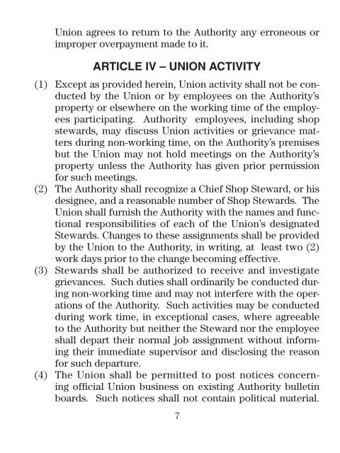 Union Contract Local 2, OPEIU - WMATA.com