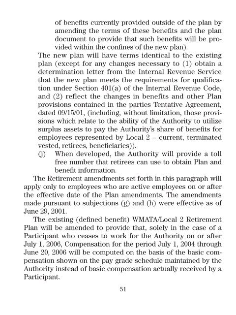 Union Contract Local 2, OPEIU - WMATA.com