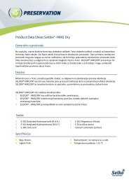 Proizvođačka specifikacija Seldox HMQ Dry... 1.487 kb - Bankom