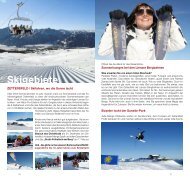 Skigebiete - Lienzer Bergbahnen AG