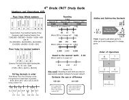 Fourth Grade Study Guide - Henry County Schools