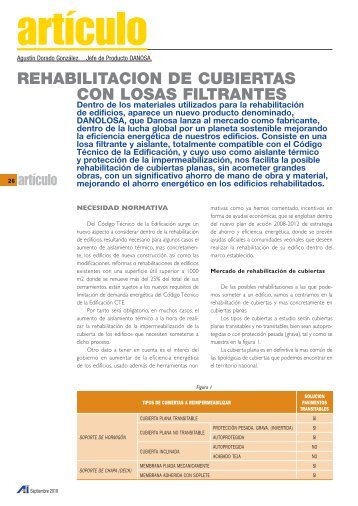 RehabilitaciÃ³n de cubiertas con losas filtrantes - Andimat