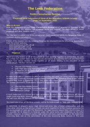 The Leek Federation - Churnet View Middle School