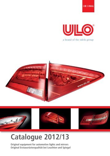 Catalogue 2012/13 - ULO de