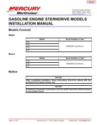 gasoline engine sterndrive models installation manual - BoatFix.com