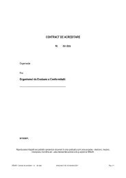 Contract de acreditare, Versiunea 01 din 16.11.2011 - RENAR