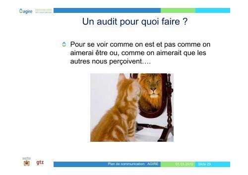 1. Analyser la situation initiale (Audit) - Agire