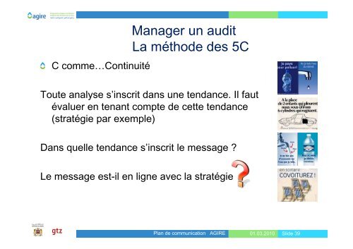 1. Analyser la situation initiale (Audit) - Agire