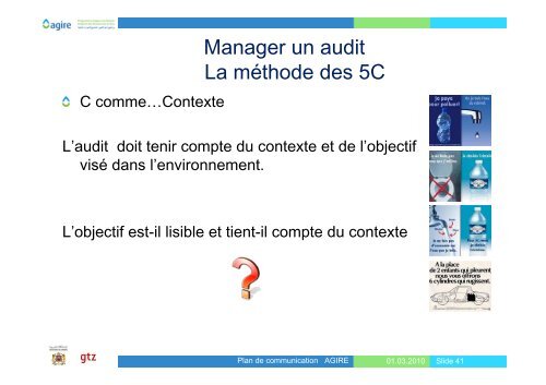 1. Analyser la situation initiale (Audit) - Agire