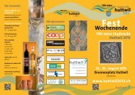 Festwochenende_web.pdf - 700 Jahre Stadtrecht Huttwil 2013