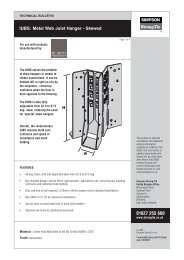 IUBS: Metal Web Joist Hanger - Skewed - Simpson Strong-Tie