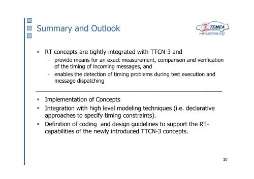 Testing Embedded Systems in the Automotive Industry with TTCN-3