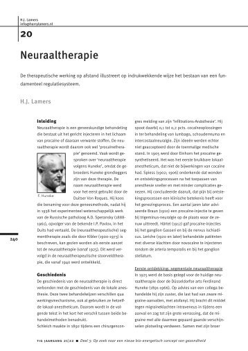 Neuraaltherapie 20