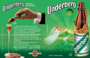 Drink responsibly - Underberg