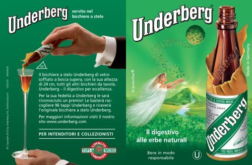 Il digestivo alle erbe naturali - Underberg