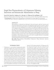 Single Dose Pharmacokinetics of Cefoperazone Following ...