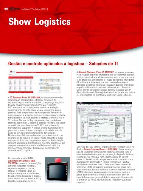 EdiÃ§Ã£o 114 download da revista completa - Logweb