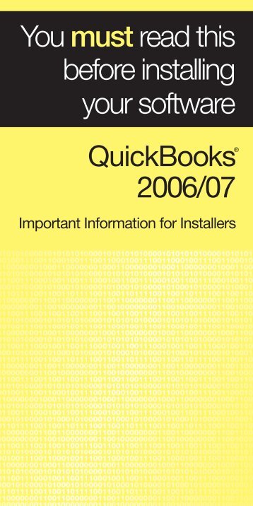 QuickBooks 2006/07 - Reckon