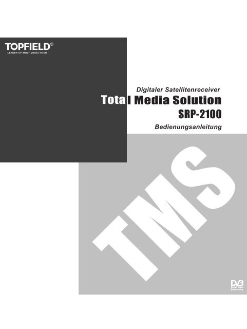 User guide for SRP-2100 - Topfield