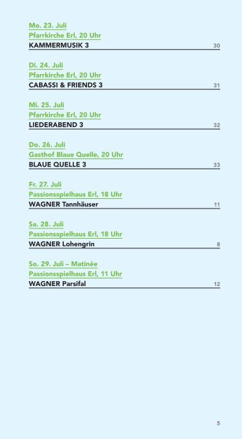 Festspiel-Arrangement - Tiroler Festspiele