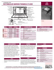 Spec Sheet - Ruud Lighting Direct